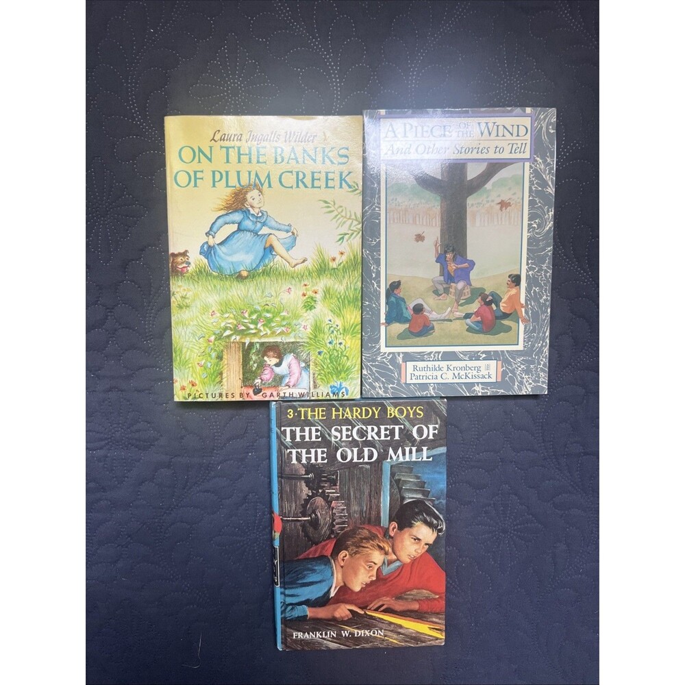 Vintage Children's Story Books Lot Of 3, 1962, 1965, 1990 Hardcover & Paperback